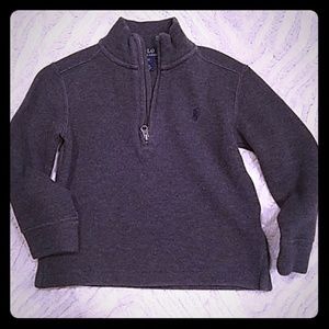 EUC Ralph Lauren Polo pull over zip up sweater